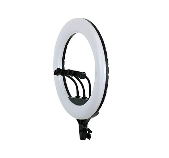 Iluminador Ring Light Greika CL-18 com 3 Suportes para Smartphone  Imagem 3